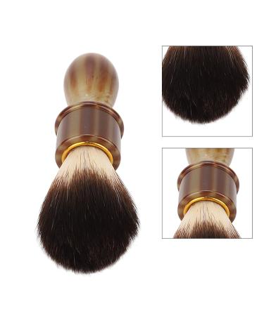 Ankroyu Men's Razor Brush - Ergonomic Wooden Handle Hairdressing Brush for Professional & Home Use | Soft Bristles for Facial & Beauty Salon - Buy Online on SooperMarket.com