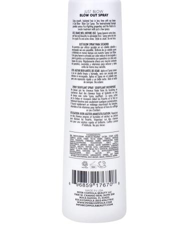 PETER COPPOLA Keratin Concept Just Blow Dry Spray 6 oz - Heat Protectant for Smooth, Straight Hair with Reduced Blow Dry Time - Adds Shine and Conditions - 6oz - Buy Online on SooperMarket.com