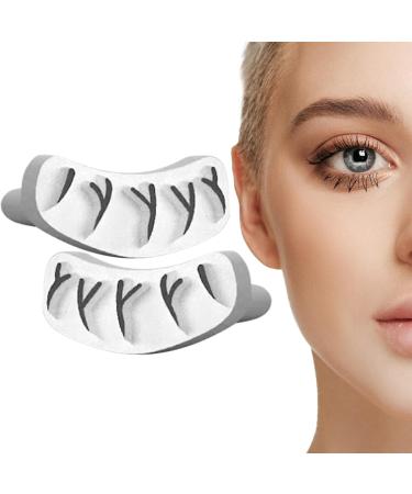 Eyelash Stamp for Beginner 1 Pair DIY Natural Long Lasting Lower Lash Stamp for Makeup Eyelash Stamps Tool for Woman Girls White Bottom Lash Stamp Style 1 - Buy Online on SooperMarket.com