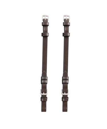 ExionPro Bridle with Buckle Closure (16mm) (Matching Stitching) Replacement Cheek Piece Brown (Havana Brown) Small (Pony) Size