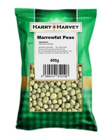 Marrowfat Dried Peas 400g packet Harry Harvey