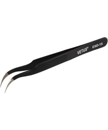 Stainless Steel Tweezers Set Straight and Curved Antistatic Safe Nippers for Eylelash Extension Make-up Tools Weimob 003 - Buy Online on SooperMarket.com