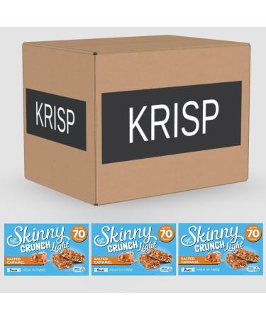 3 x 5pk Salted Caramel Bars Crunchy Low 70 calories Light Breakfast Snack Biscuits - Buy Online on SooperMarket.com