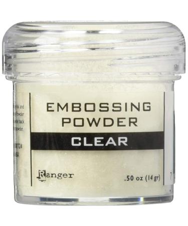 Ranger Embossing Powder  .50 Ounce Jar  Clear
