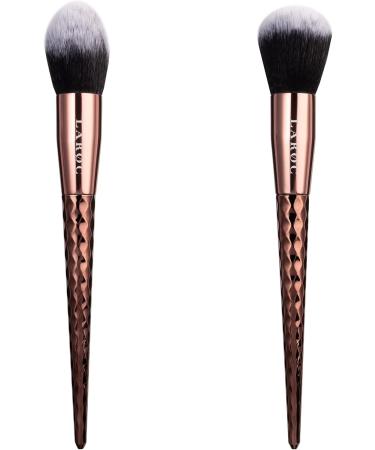 Make Up Brushes LaRoc 10pc - Professional Diamond Makeup Brush Set Complete Coverage Make Up Set - Concealer Powder Brush Eyeliner Eyeshadow Brushes & More - Deep Bronze - Buy Online on SooperMarket.com