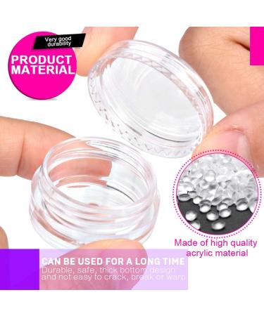60Pcs Cosmetic Containers HNYYZL 3 Gram Clean Plastic Jar Travel Sample Empty Container for Lotion Eye Shadow Nails Powder Jewelry and Creams Sample Make-up Storage(Transparent 3ML) - Buy Online on SooperMarket.com