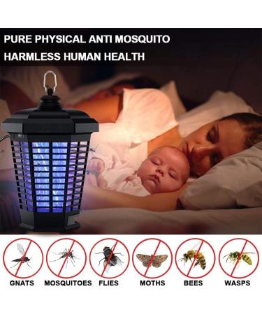 Electric Bug Zapper 18W Mosquito Killer Outdoor IPX4 Waterproof High Powered 4200V Electric Mosquito Zapper Fly Trap for Home Garden Patio Office - Buy Online on SooperMarket.com