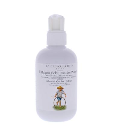L'Erbolario Shower Gel for Babies - Gentle Cleansing for Sensitive Skin - Enriched with Rice Proteins - 6.7 Oz - Buy Internationally - Buy Online on SooperMarket.com