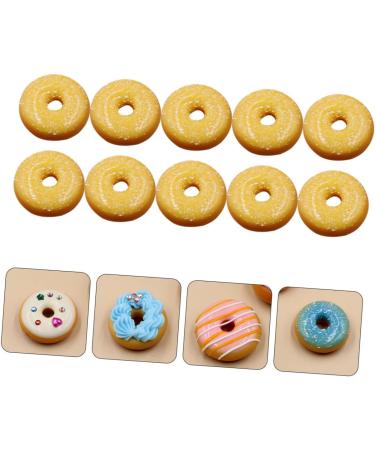 Uonlytech 20 Pcs Donut Decoration Blush Decor Bling Decor Lovely Ornament Child Accessories Earth Tones - Buy Online on SooperMarket.com