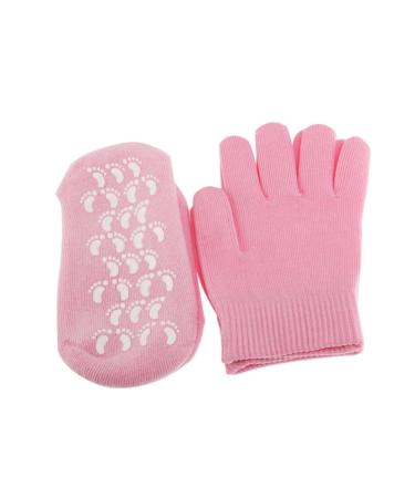 HAPINARY Spa Gel Socks Gel Socks and Gloves Spa Gel Gloves Essential Moisturizing Feet Care Socks Cracked Heel Feet Sock Sleeves Soft Heel Socks Miss Dropshipping