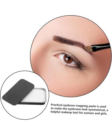 MUSISALY Eyebrow Drawing Eyebrow Makeup Tools Brow Contour Paste Aluminum Box 1 count (Pack of 1) Black - Buy Online on SooperMarket.com