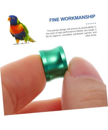 BESPORTBLE 80 Pcs Pigeon Foot Ring Metal Brackets Kickstand Chicken Wite Parrot Pigeon Gear Aluminum Poultry 0.8X0.8X0.8CMx4pcs As Shownx4pcs - Buy Online on SooperMarket.com