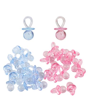 100pcs Baby Pacifiers Pacifier Sets Baby Accessories Baby Shower Decorations Baby Shower Birthday Party Decorations