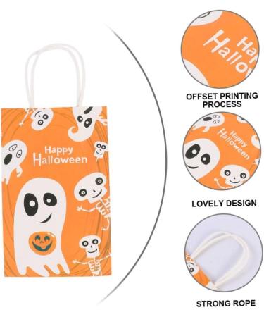 KALLORY 1 set 6 pcs Pattern Ghost Handbag Tote Portable Creative Bag Ing of Storage Decorative Candy - Buy Online on SooperMarket.com