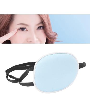 3 Pieces Amblyopia Eye Patch Silk Cotton Elastic Strap Full Cover Light Blocking Strabismus Eye Pad Adult Adjustable Single Eye Patch with Elastic Strap(Blue) - Buy Online on SooperMarket.com