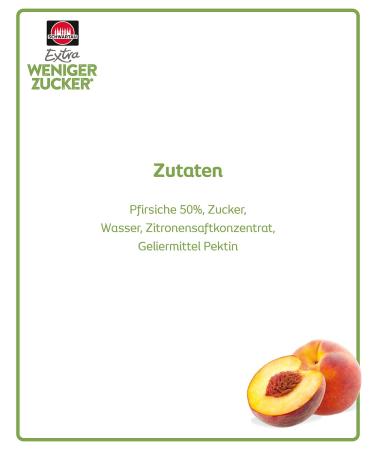 Buy Schwartau Extra Less Sugar Peach Fruit Spread - Reduced Sugar 300g | International Shipping Available - Buy Online on SooperMarket.com