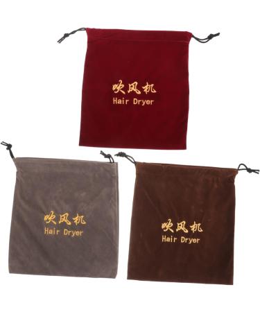 NOLITOY 9 Pcs Hair Dryer Storage Bag Hair Dryer Case Blow Dryer Bag Velvet Storage Bag Hair Dryer Bag Fabric - Buy Online on SooperMarket.com