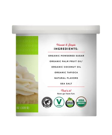 Miss Jones Baking Organic Vegan Cream Cheese Buttercream Frosting - 11.29 oz for Icing & Decorating - Buy Online on SooperMarket.com