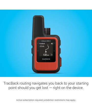 Garmin inReach Mini 2 - Lightweight Compact Satellite Communicator for Hiking - Orange - Buy Online on SooperMarket.com