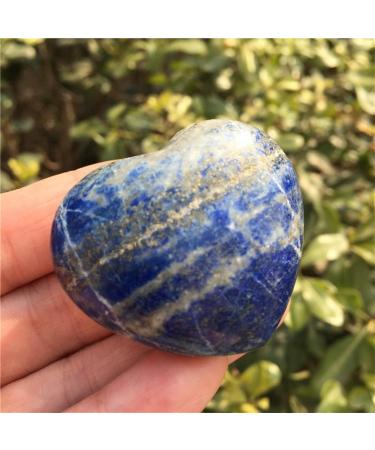 Beautiful Natural Lapis Lazuli Crystal Heart Polished Gem Crystal As Gift s Natural Luster - Buy Online on SooperMarket.com
