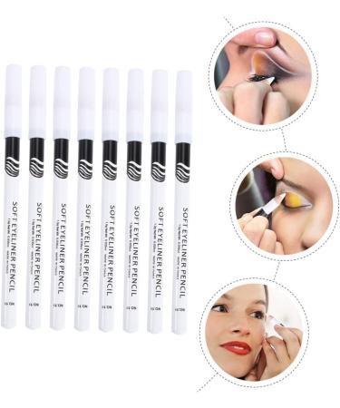 FOYTOKI 72 Pcs Eyeliner Pencil Makeup Supply Pigment Brow Liner Pencil Makeup Eyeshadow White Wooden Pole - Buy Online on SooperMarket.com