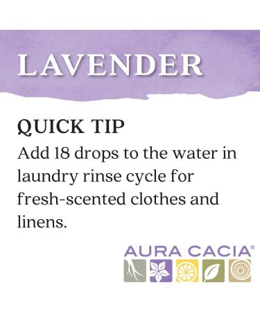 Buy Aura Cacia Organic Lavender Essential Oil - Pure 0.25 fl oz (7.4 ml) for Relaxation - Buy Online on SooperMarket.com