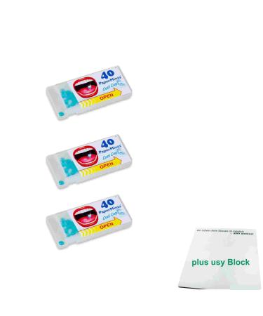 PaperMints Cool Caps Mint One by One Sugarfree 3-pack (3x40pcs freshness pearls with mint flavor) + usy block