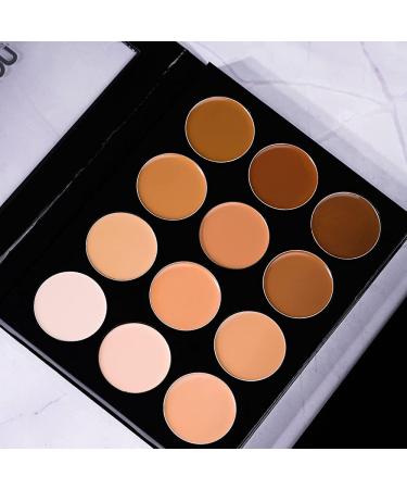 Mehron Celebre Pro-HD Cream Contour & Highlight Palette - 12 Colors - Buy Online on SooperMarket.com