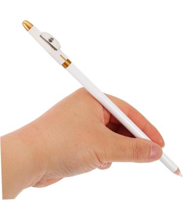 BELLIFFY 12pcs Eyebrow Pencil Sharpener Eyebrow Pencils Eyebrow Pencil for Makeup Wooden White - Buy Online on SooperMarket.com