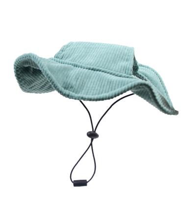 Folpus Outdoor hat puppy sun hat for small medium-sized and large dogs breathable summer dog cap sweet pet egg hat for sporty XS green
