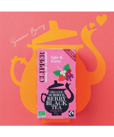 Clipper Summer Berry Black Tea 20 Bags - Buy Online on SooperMarket.com