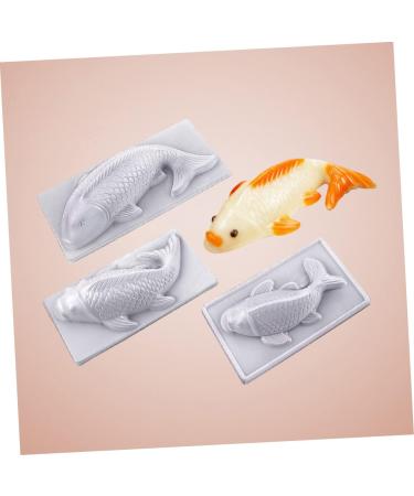 CIYODO 10pcs Silicone Molds Silicone Candy Mold Fish Cake Chocolate Mold Rice Cake Koi Carp Chinese Style - Buy Online on SooperMarket.com