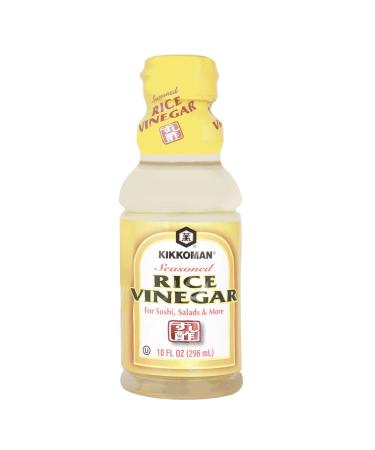 Kikkoman Seasoned Rice Vinegar, 10 Fluid Ounce 10 Fl Oz (Pack of 1)