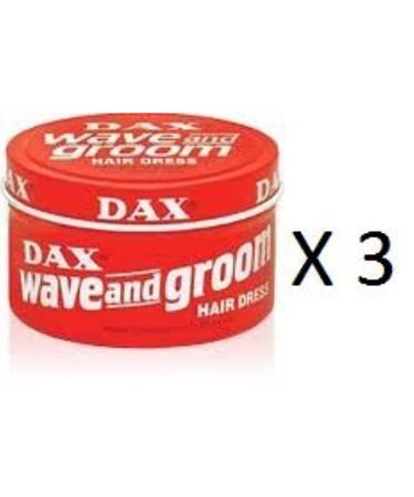 Dax Wave and Groom Hair Dress 3.5 Ounce (Pack of 3) by DAX