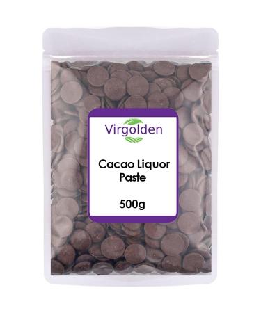 Cacao Liquor Paste 500g Liquor Chunks Cacao Mass by Virgolden