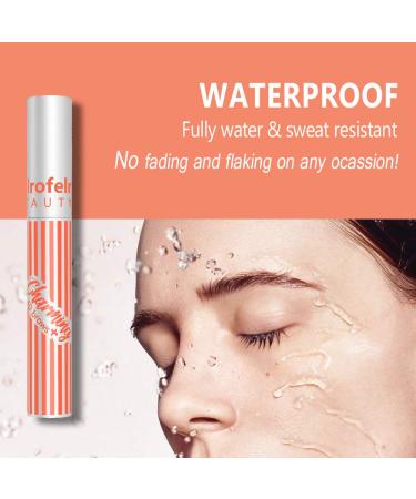 Charming 4D Tinted Eyebrow Gel in Dark Gray - Waterproof, Long Lasting, Non-Sticky, Cruelty Free & Paraben Free - Includes Spoolie Brush & Eyebrow Razor - 5.0g - Buy Online on SooperMarket.com