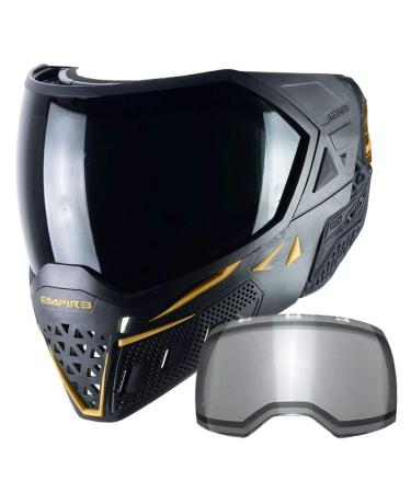 Empire EVS Thermal Paintball Mask/Goggle - 2 Thermal Lenses - Black/Gold