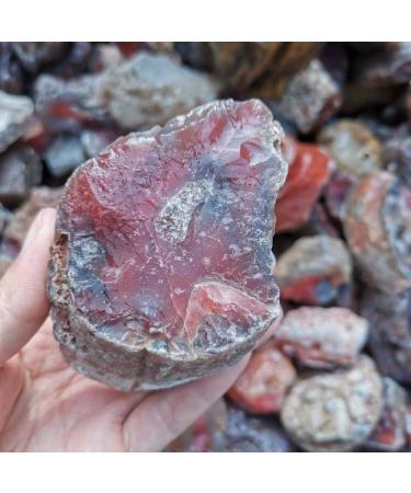 Natural Red Agate Healing Crystal Carnelian Rough Gemstone Crystals (Color : 500g) - Buy Online on SooperMarket.com