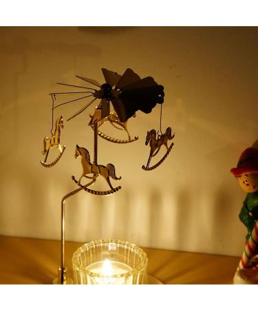 Creative Rotary Metal Candlestick for Aromatherapy | Festive Candle Holder for Home Decor | International Shipping Available - Buy Online on SooperMarket.com