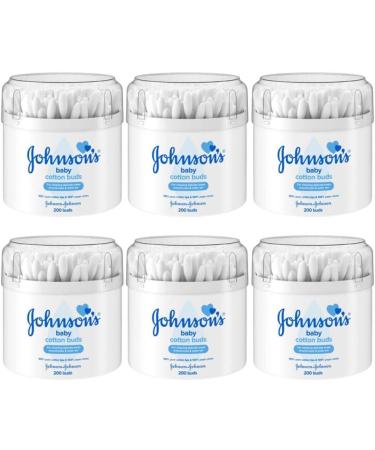 Buy Johnson's Cotton Buds (200) - Pack of 6 | Trusted Quality & Fast International Shipping - Buy Online on SooperMarket.com