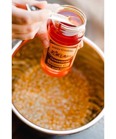 Amish Country Popcorn Coconut Oil - 15 oz | Non-GMO & Gluten Free | 15 Fl Oz (Pack of 1) - Buy Online on SooperMarket.com