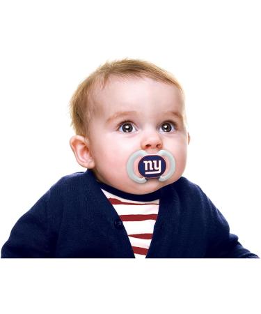 NFL New York Giants Pacifier 2-Pack by Baby Fanatic - Officially Licensed League Gear - Buy Online on SooperMarket.com