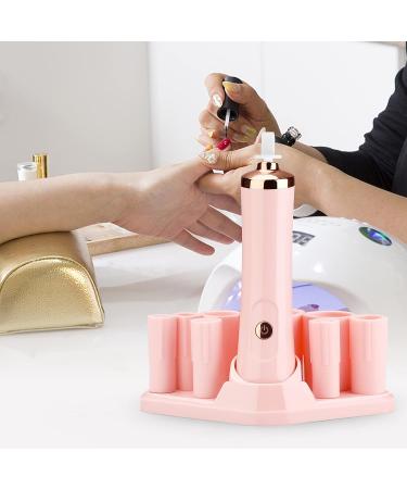 Electric Nail Lacquer Shaker | Glue Shaker for Eyelash Extensions | Handsfree Nail Polish Mixer | Time-saving Tool (Pink) - Buy Online on SooperMarket.com