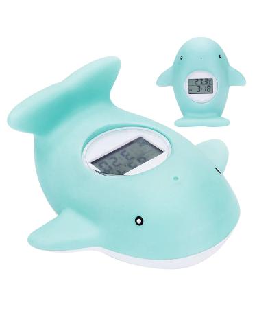 Baby Bath Tub Thermometer - Floating Bathing Toy with Room Temperature Display - Fun Whale Design - Ideal Gift for Newborns and Mothers - Buy Online on SooperMarket.com