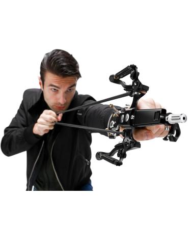 ROCHAN Slingshot with Solid Wooden Handle Professional Hunting Sling Shot with 4 Rubber Bands Wrist Rocket Slingshots for Adults with 340 Ammo