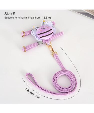 Qixuer Adjustable Rabbit Leash & Crockery Set - Breathable Harness for Small Animals Hamsters Puppies & Cats - Buy Online on SooperMarket.com