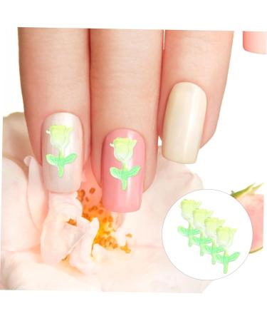 FOYTOKI Nail Art Accessories Resin Nail Tulip Charm for nail gems charms for nails 3d three-dimensional Acrylic Nail Art Flowers Nail Asssories 0.5x1x0.3cm As Shown1 - Buy Online on SooperMarket.com