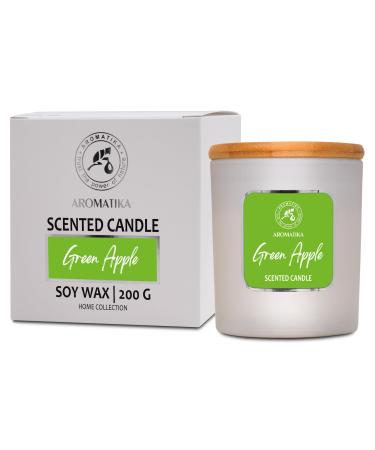 Armatics Trust the Power of Nature fragrance candle Green Apple - Aroma Candle - Aroma Therapy - Soykerze for Home - Candles for Raum fragrance - fragrance candle in a glass - idea for Mother's Day - Birthday - Birthday