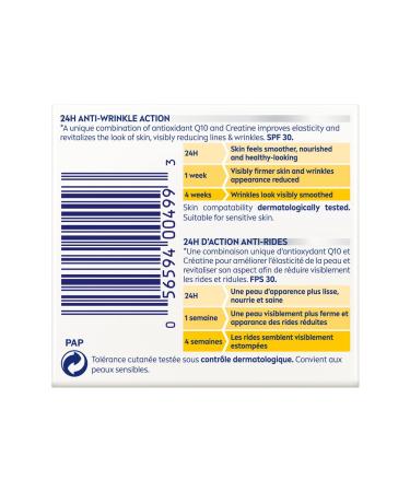 NIVEA Q10 Plus Anti-Wrinkle Day Care Cream SPF 30 - 50ml (1.69 oz) - Buy Online on SooperMarket.com