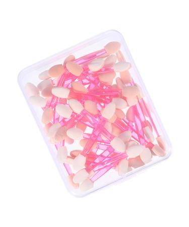 Mikinona 50pcs Double Ended Eyeshadow Brush Eyeshadow Cosmetic Eye Shadow Brush Emulsion